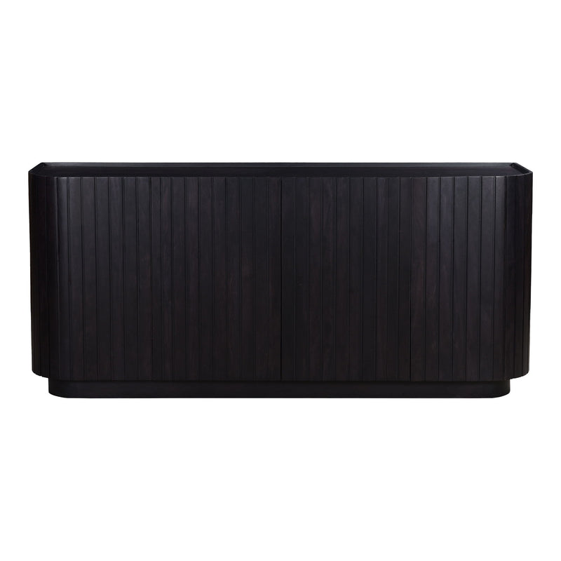 Povera - 4 Door Sideboard - Black - JaxCo Furniture