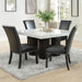 Camila - Square Dining Set - White Top - JaxCo Furniture