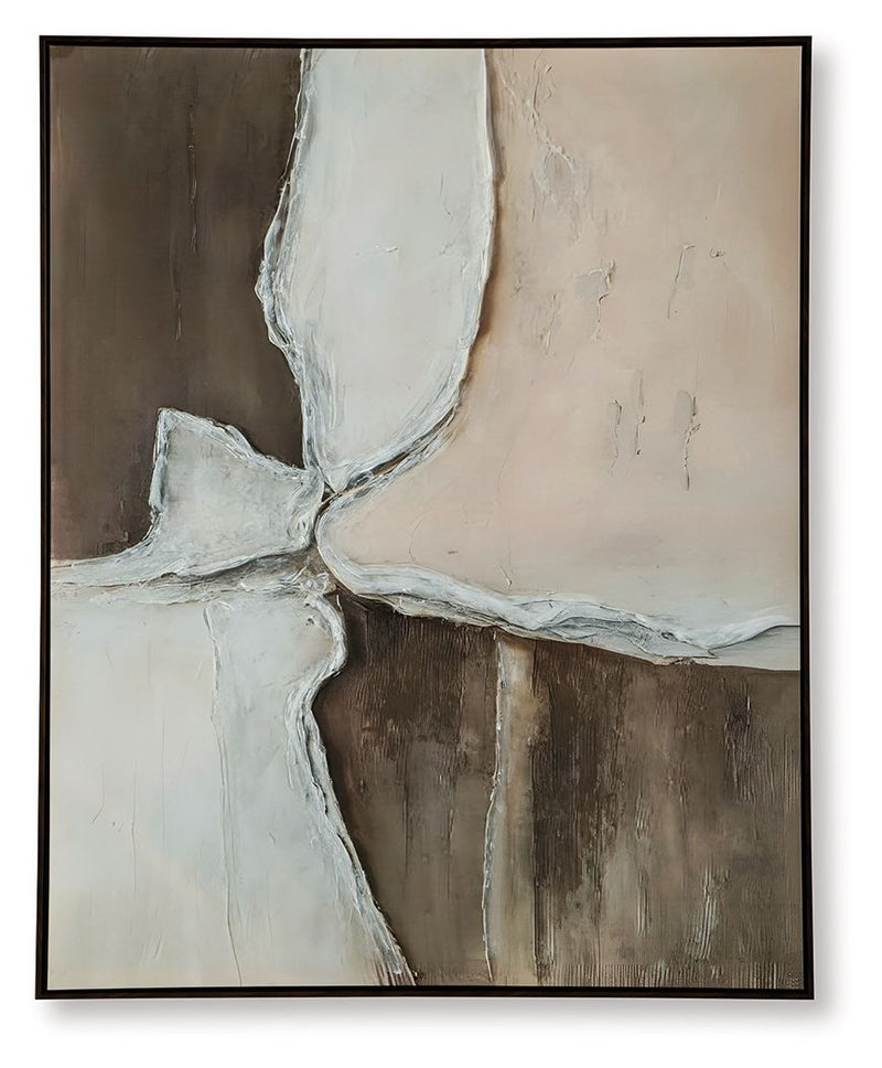 Junward - Brown / Tan / White - Wall Art - JaxCo Furniture