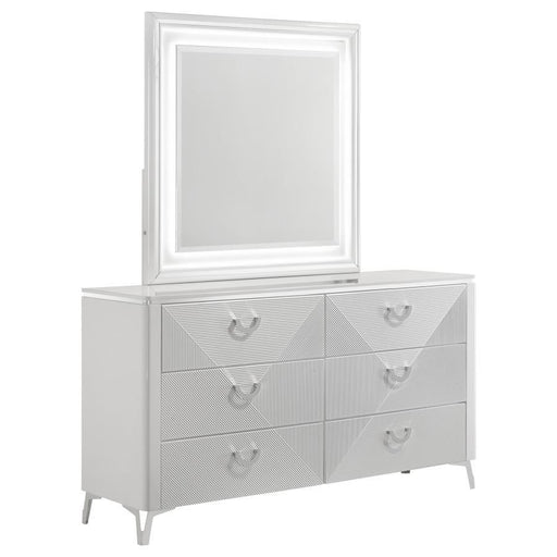 Cassia - 6-Drawer Bedroom Dresser Cabinet - JaxCo Furniture