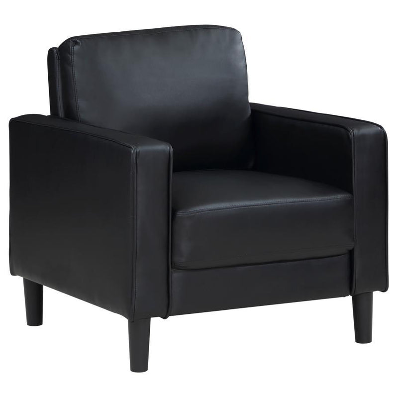 Ruth - Upholstered Track Arm Accent Chair - JaxCo Furniture
