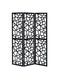 Nailan - 3-Panel Room Divider Folding Screen Open Mosaic - Black - JaxCo Furniture