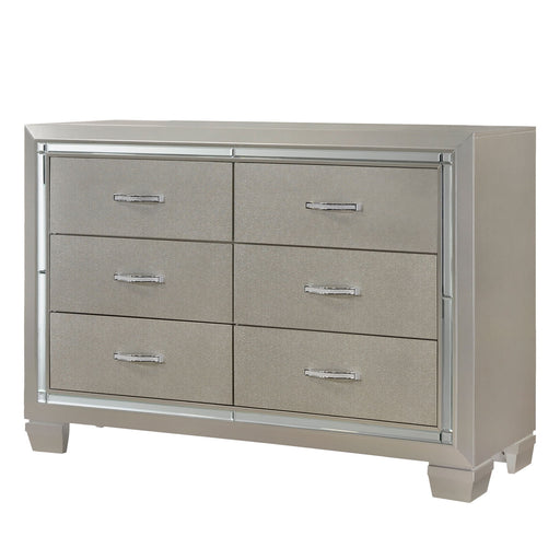 Platinum - Youth Dresser - Сhampagne - JaxCo Furniture