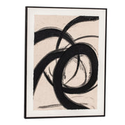 Poet - Framed Painting - Beige / Black - JaxCo Furniture