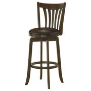 Lambert - Wood Height Swivel Bar Chair - JaxCo Furniture