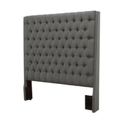 Camille - Upholstered Queen Panel Headboard - Gray - JaxCo Furniture