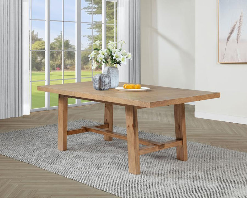 Middleton - Extension Leaf Dining Table - Natural Brown - JaxCo Furniture