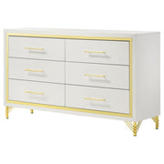 Lucia - 6-Drawer Dresser - JaxCo Furniture