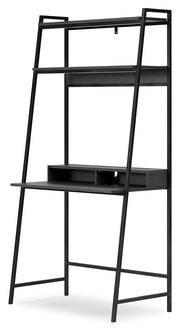 Yarlow - Black - Home Office Desk and Shelf - JaxCo Furniture
