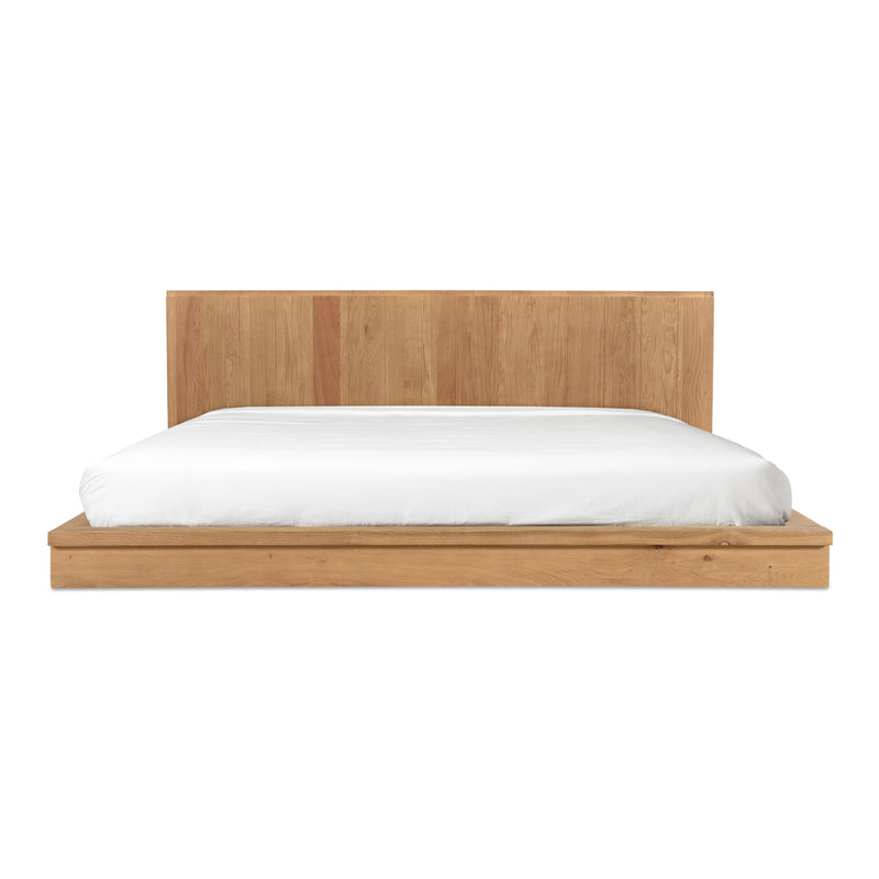 Plank - King Bed - Natural Oak - JaxCo Furniture