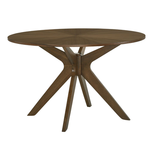 Weston - Round Dining Table - Walnut - JaxCo Furniture