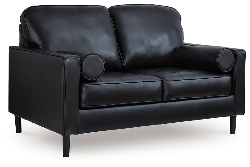 Bryceview - Onyx - Loveseat - JaxCo Furniture