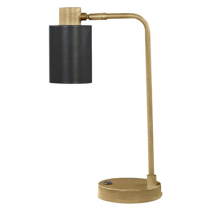 Cherise - Adjustable Angle Table Lamp - Antique Brass - JaxCo Furniture