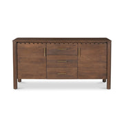 Wiley - 3 Drawer Sideboard - Vintage Brown - JaxCo Furniture