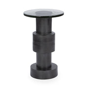 Callen - Round Accent Table - Black - JaxCo Furniture