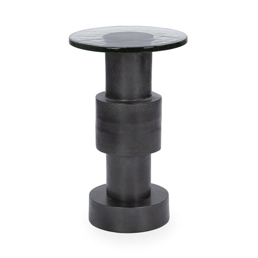 Callen - Round Accent Table - Black - JaxCo Furniture