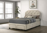 Marianna - 4-Drawer Upholstered Storage Bed - JaxCo Furniture