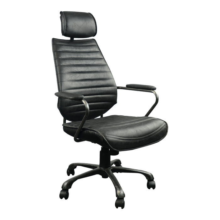 Executive - Swivel Office Chair - Black - JaxCo Furniture