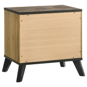 Kaywood - 2-Drawer Nightstand Bedside Table - Natural Pine - JaxCo Furniture