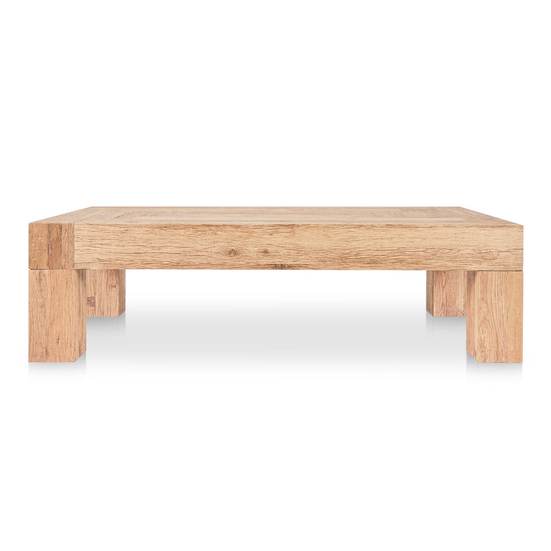 Evander - Rectangle Coffee Table - Aged Oak - JaxCo Furniture