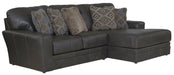 Denali - Italian Leather Match Sectional - JaxCo Furniture