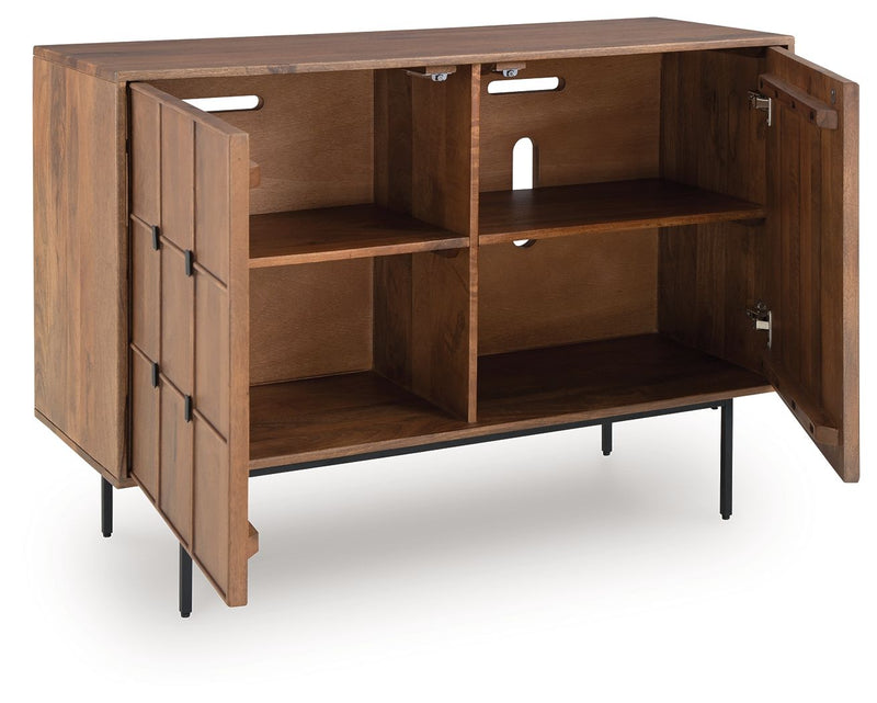 Juddins - Brown - Accent Cabinet - JaxCo Furniture