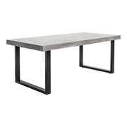 Jedrik - Large Outdoor Dining Table - Cement - JaxCo Furniture