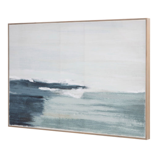 Shoreline - Framed Painting - White - JaxCo Furniture