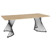 Altus - Composite Wood Dining Table - Natural Oak - JaxCo Furniture