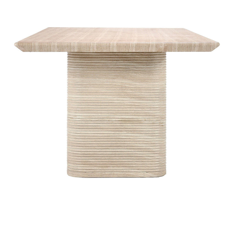 Aiden - Outdoor Dining Table - Beige - JaxCo Furniture