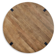 Hanneforth - Brown - Round Cocktail Table - JaxCo Furniture