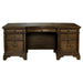 Hartshill - 7-Drawer Executive Desk - Burnished Oak - JaxCo Furniture