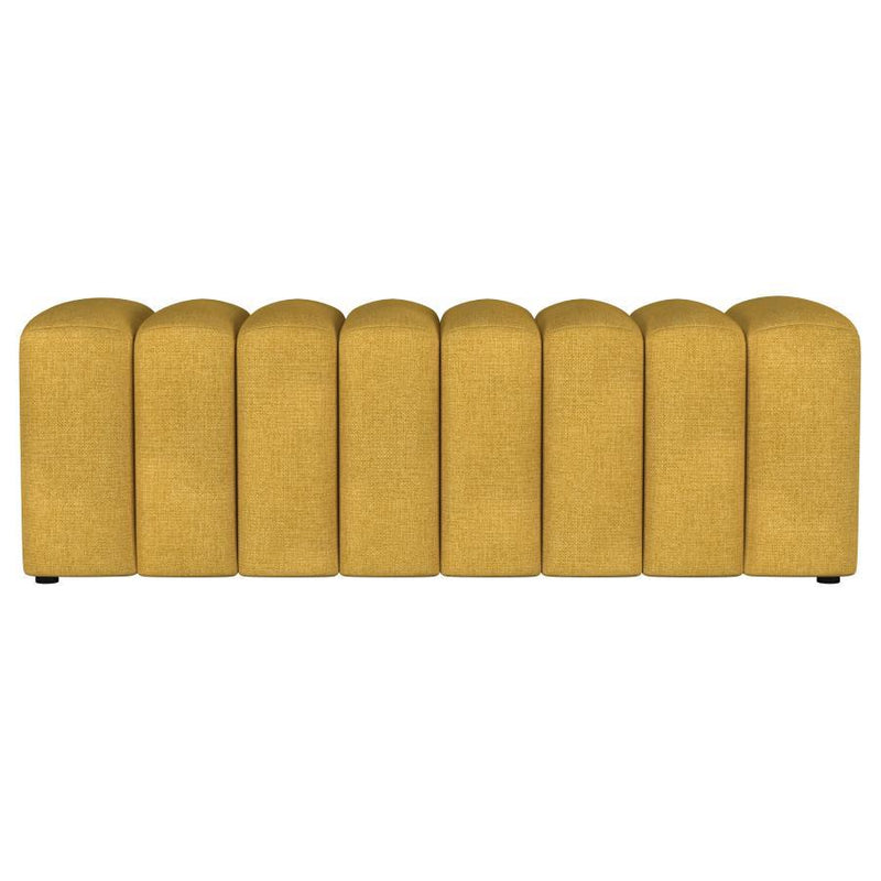 Summer - Fabric Upholstered Tufted Accent Bench - JaxCo Furniture