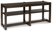 Breckington - Dark Brown - Sofa Table - JaxCo Furniture