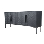Fishbone - Sideboard - Black - JaxCo Furniture