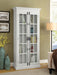 Toni - 2 Door Wood Tall Storage Cabinet - Distressed White - JaxCo Furniture