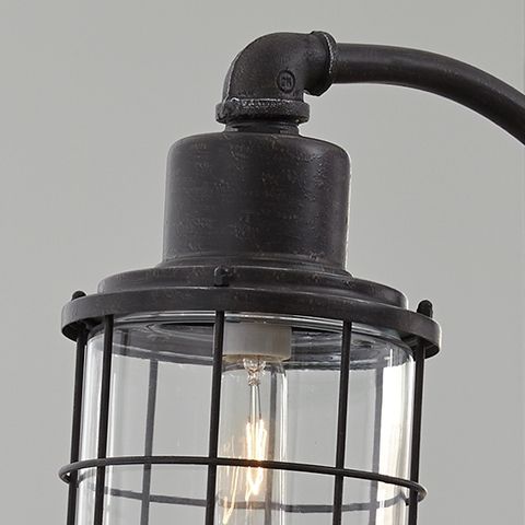 Jae - Metal Desk Lamp  - Antique Black - JaxCo Furniture