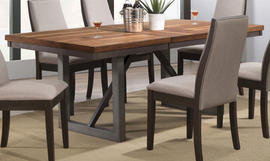 Spring Creek - Extension Dining Table - Natural Walnut - JaxCo Furniture