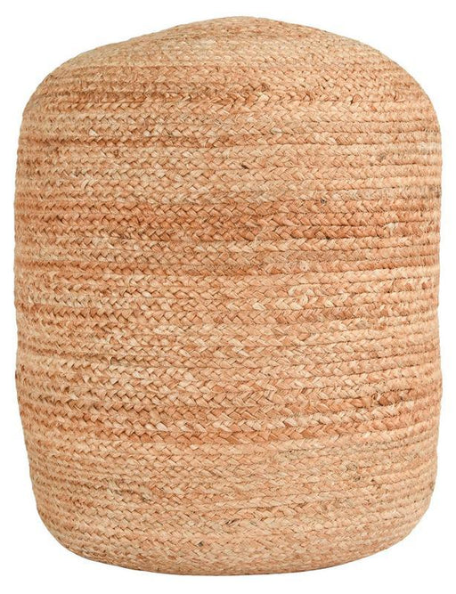 Poufs - Madeira Jute Pouf - Natural - JaxCo Furniture