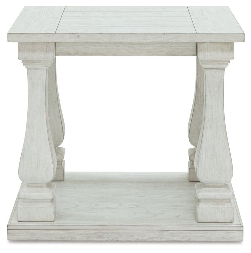 Arlendyne - Antique White - Rectangular End Table - JaxCo Furniture