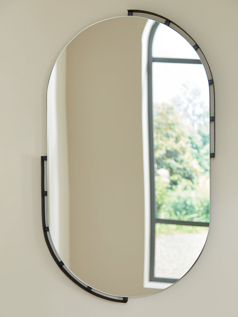 Valkings - Black - Accent Mirror - JaxCo Furniture