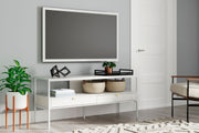 Deznee - White - Large TV Stand - JaxCo Furniture