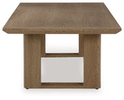 Serene Bay - Dark Brown - Rectangular Cocktail Table - JaxCo Furniture