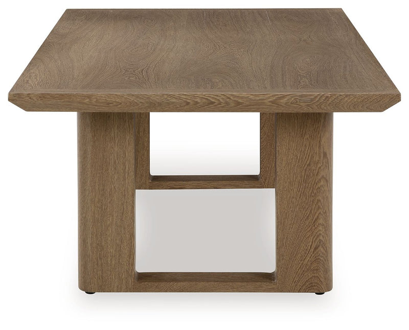 Serene Bay - Dark Brown - Rectangular Cocktail Table - JaxCo Furniture