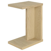 Clower - Engineered Wood C-Shaped Sofa Side Table - JaxCo Furniture