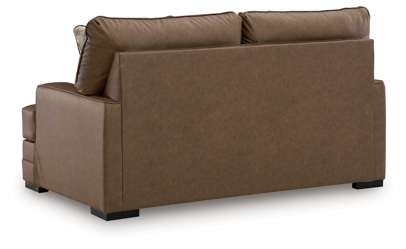 VillaCourt - Caramel - Loveseat - JaxCo Furniture