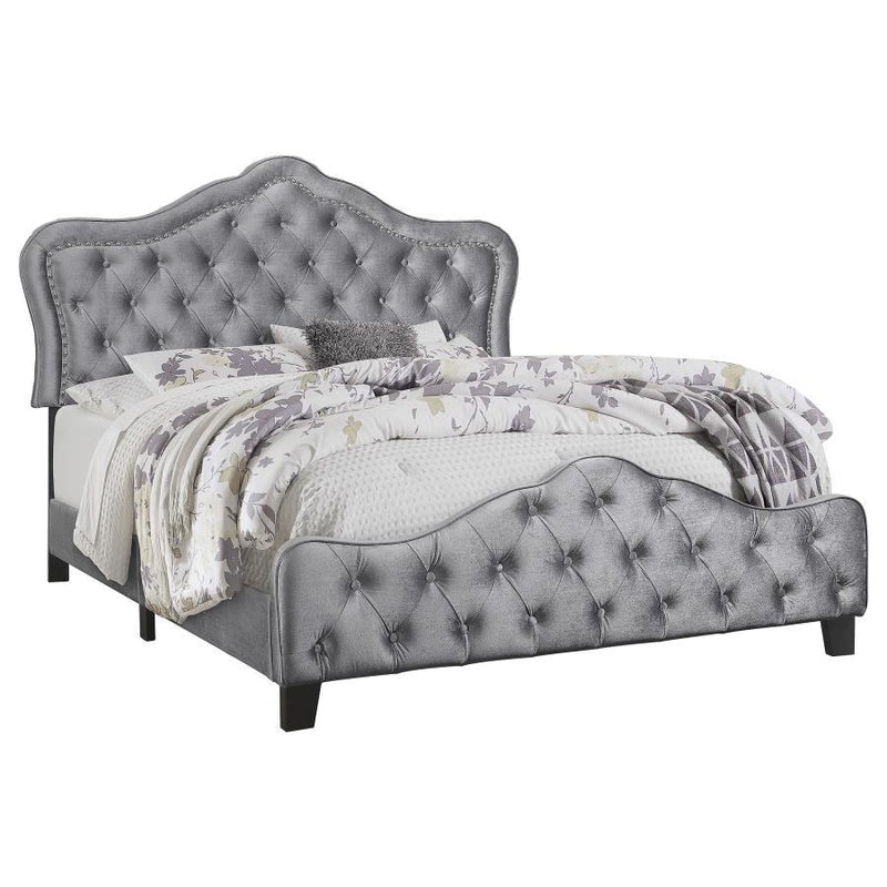 Bella - Upholstered Panel Bed - JaxCo Furniture