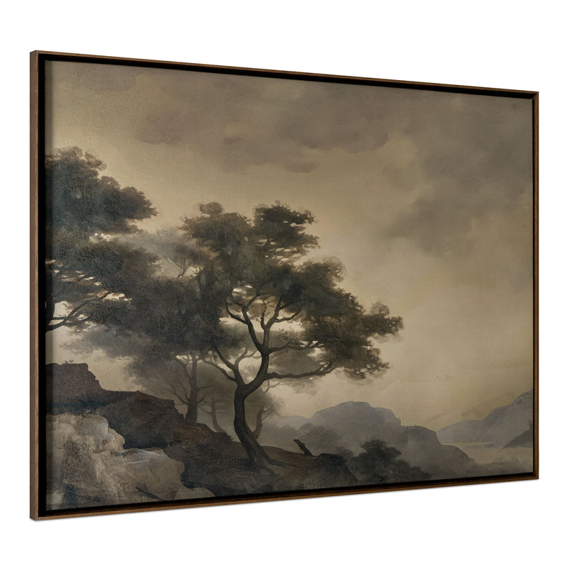 Reverie - Framed Painting - Light Brown - JaxCo Furniture