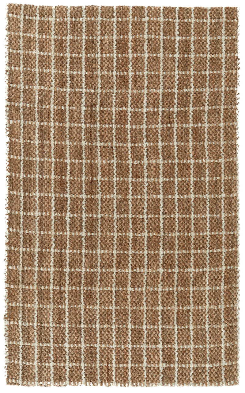 Serene - Windowpane Chenille Area Rug - JaxCo Furniture