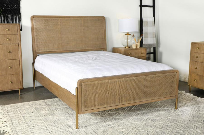 Arini - Rattan Panel Bed - JaxCo Furniture